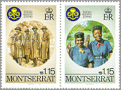 Montserrat 1986 #598 & 599