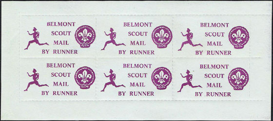 Belmont Scout Runner Labels