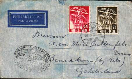 Batavia to Holland (KLM), 1937