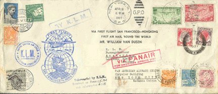 San Francisco to Hong Kong (KLM)
