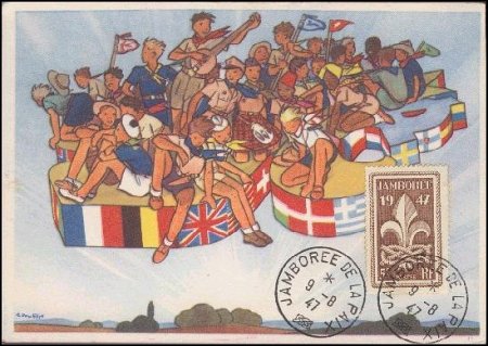 Postcard 1947 World Jamboree