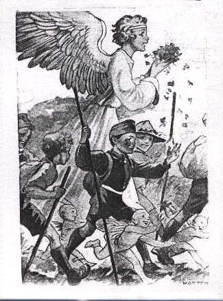 Angel with Scouts