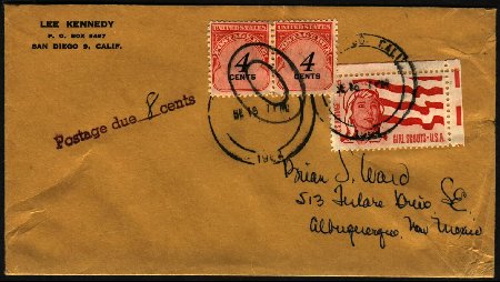 Postage Due Cover