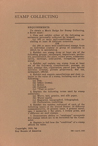 1939 Requirements Page