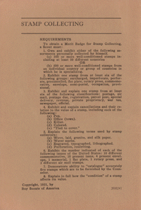 1941 Requirements Page