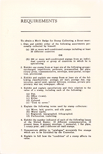 1942 Requirements Page