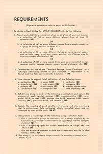 1953 Requirements Page