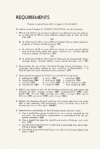 1959 Requirements Page