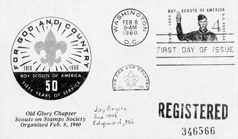 US Registered FDC 1960