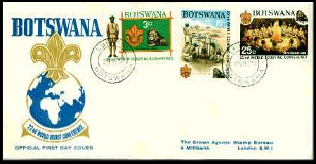 1969 Botswana FDC