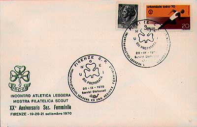 1970 Italy Scout Event Cover