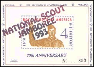 1993 National Scout Jamboree (Overprint)