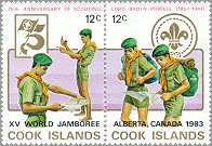 Cook Islands 1983 #705a&b