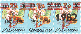 Guyana 1985 #1347c-e