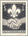 Austria 1962 Black Proof Perforate