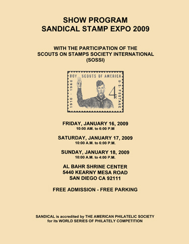 SANDICAL Stamp Expo 2009