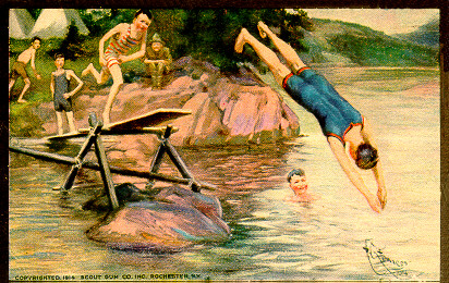 The Art of Springboard Diving by F.W. Hobden