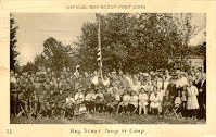 Boy Scout Troop in Camp