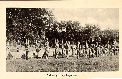 Morning Camp Inspection