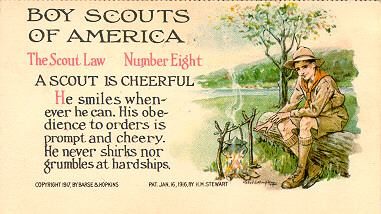 A Scout is Cheerful