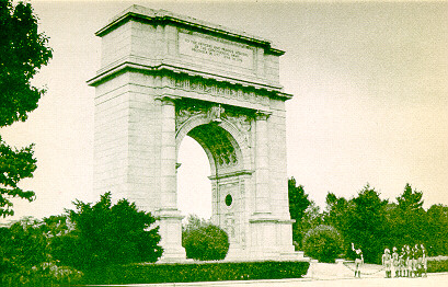 Visiting the Memorial Arch