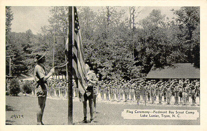 Flag Ceremony - Piedmont Boy Scout Camp, NC