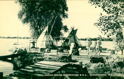 Teepees at Indian Mound Reservation, Oconomowoc