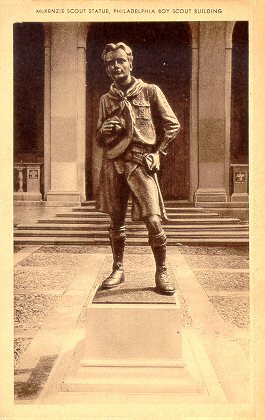 R. Tait McKenzie Statue at Boy Scout Building