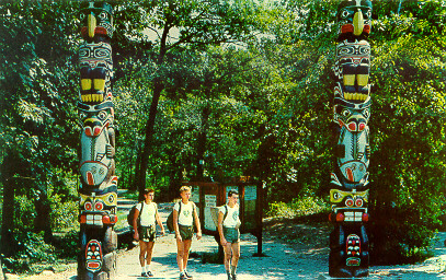Totem Poles, Wm. H. Pouch Scout Camp, Staten Island, NY