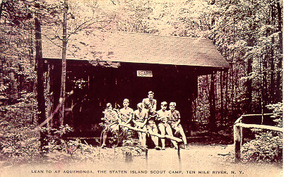 Leanto at Camp Aquehonga - Staten Island's Camp
