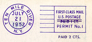 1952 Permit Mail