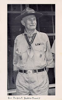 BP with Neckerchief - b+w