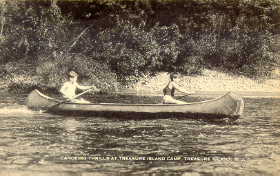 Canoeing Thrills at Treasure Island