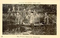 Boy Scouts Improvise Stretcher
