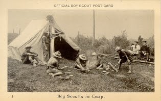 Boy Scouts in Camp