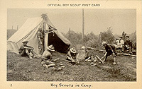 Boy Scouts in Camp