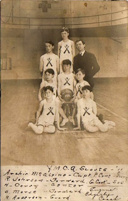 YMCA Boy Scout Basketball Team