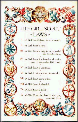 Girl Scout Law