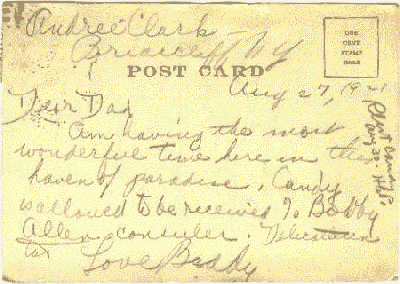 Postcard Message