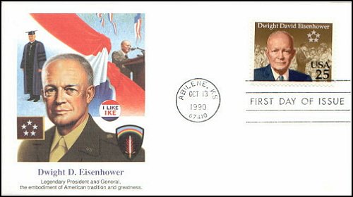 Eisenhower 1990 Stamp
