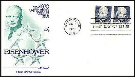 Eisenhower Coil Stamp