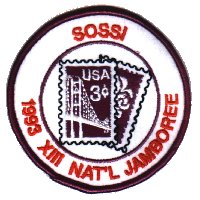 SOSSI Stamp Collecting Merit Badge Patch